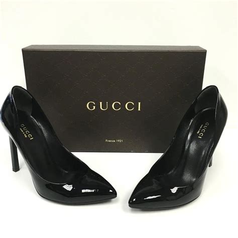 vernice crystal gucci|Gucci Vernice Crystal Nero 40 Patent Leather D'Orsay Pumps.